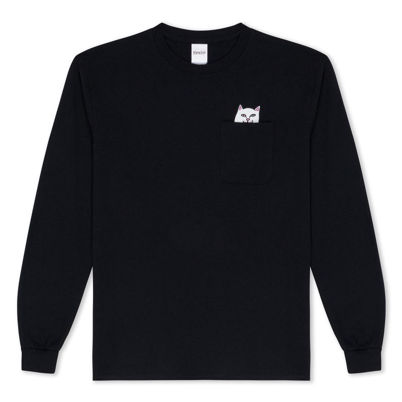 RIPNDIP LORD NERMAL LONG SLEEVE POCKET TEE