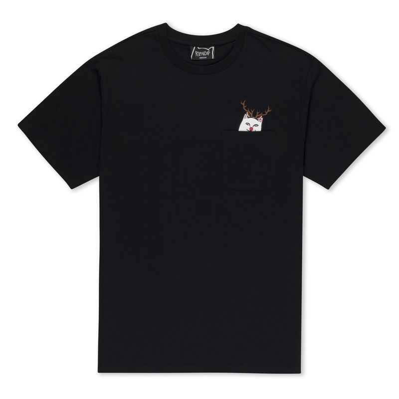 LORD RED NOSE POCKET TEE (BLACK)