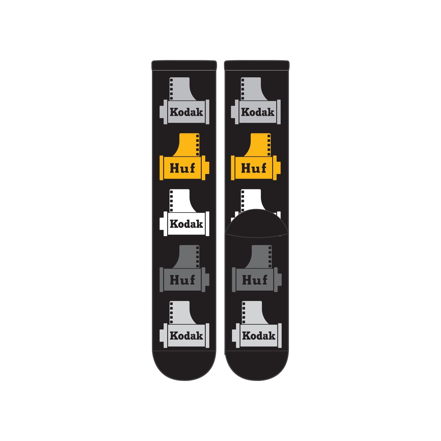 HUF X KODAK CREW SOCK - BLACK