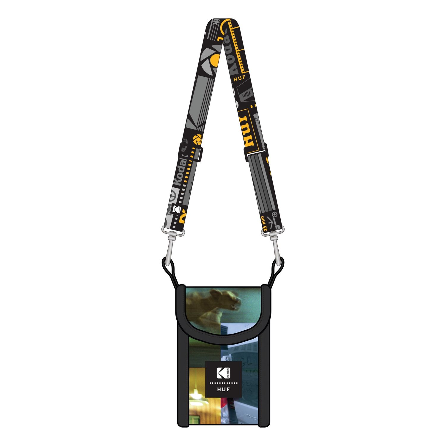 HUF X KODAK COLLAGE SIDE BAG