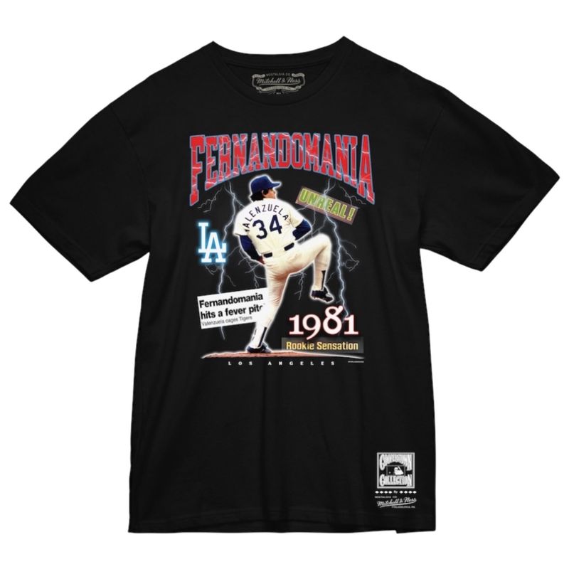 MLB DODGERS FERNANDOMANIA TEE