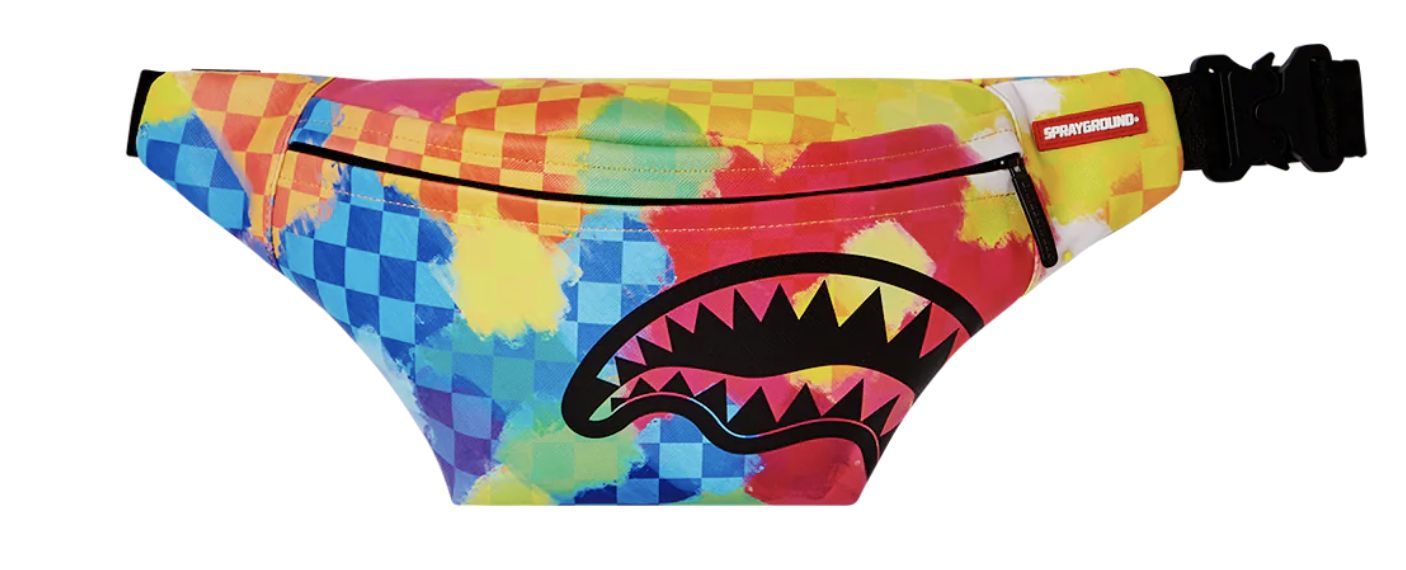 SPRAYGROUND VIVID LIVID AND SPLIVID SAVVY CROSSBODY