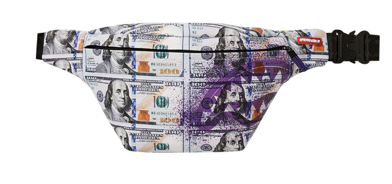 SPRAYGROUND BILLIONS IN THE BANK SAVVY CROSSBODY