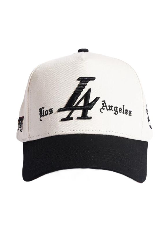 LA VIDA CREAM/BLACK SNAPBACK