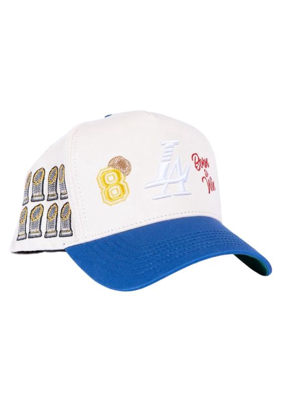 WORLD CHAMPS LA CREAM/BLUE SNAPBACK