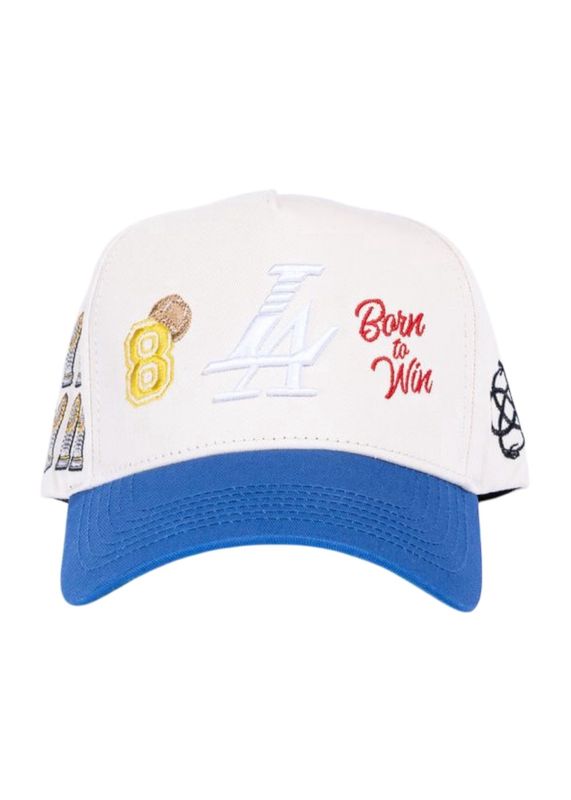WORLD CHAMPS LA CREAM/BLUE SNAPBACK