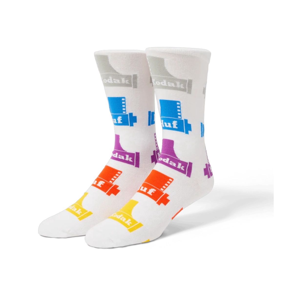 HUF X KODAK CREW SOCK - WHITE