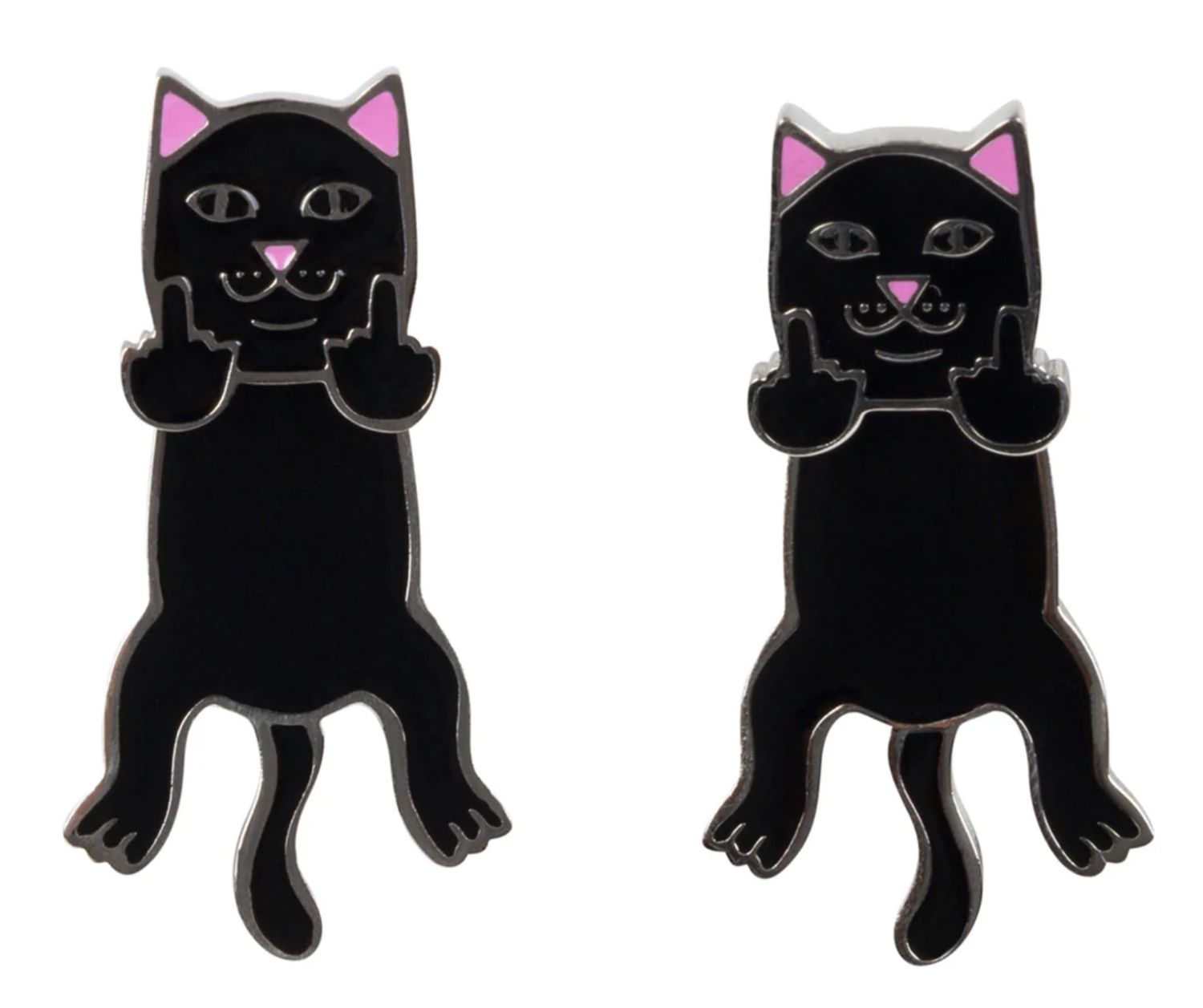RIPNDIP NAUGHTY JERM EARRINGS (BLACK)