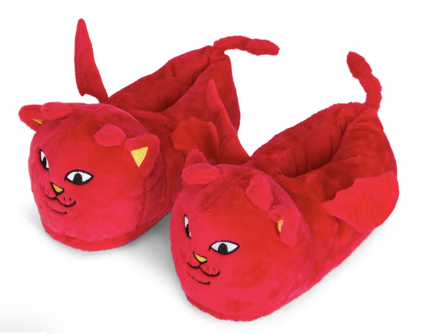 RIPNDIP LORD DEVIL PLUSH SLIPPERS (RED)