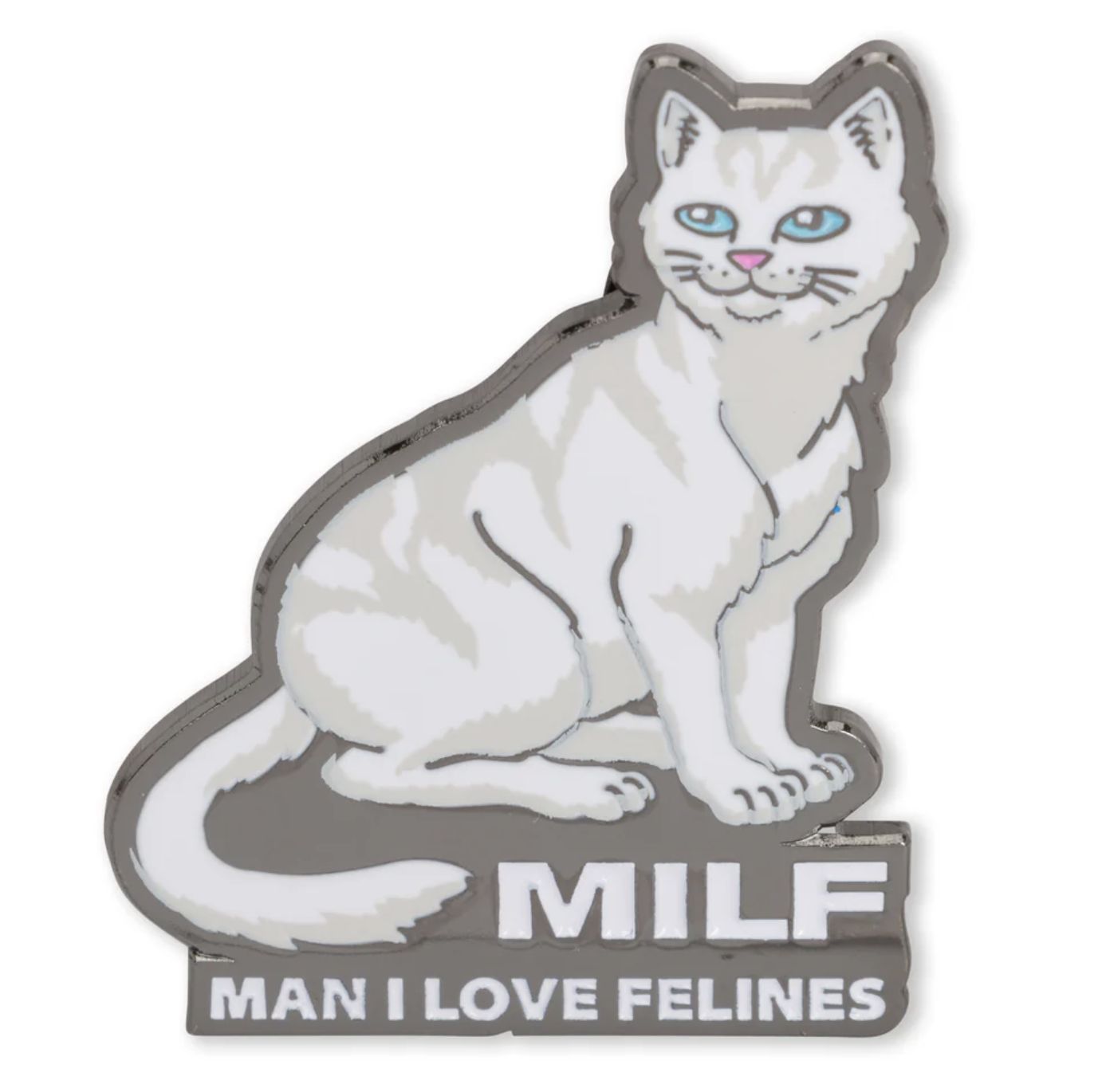 RIPNDIP MAN I LOVE FELINES PIN