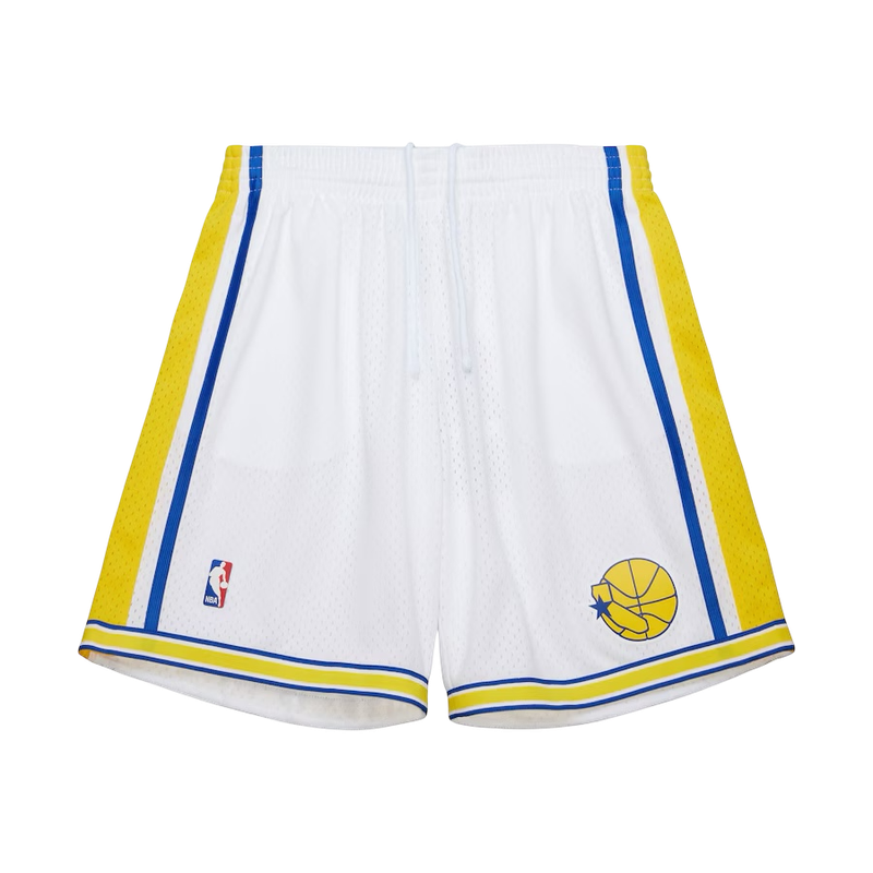 NBA WHITE SHORTS GOLDEN STATE WARRIORS 1990