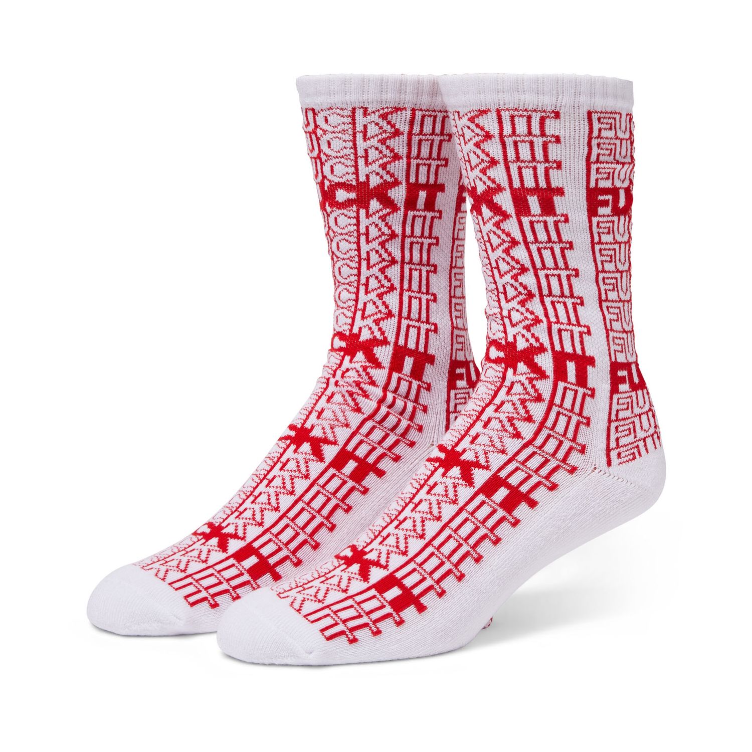 FUCK IT REPEAT CREW SOCK