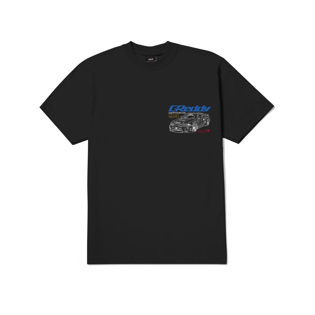 HUF X GREDDY DIAGRAM TEE