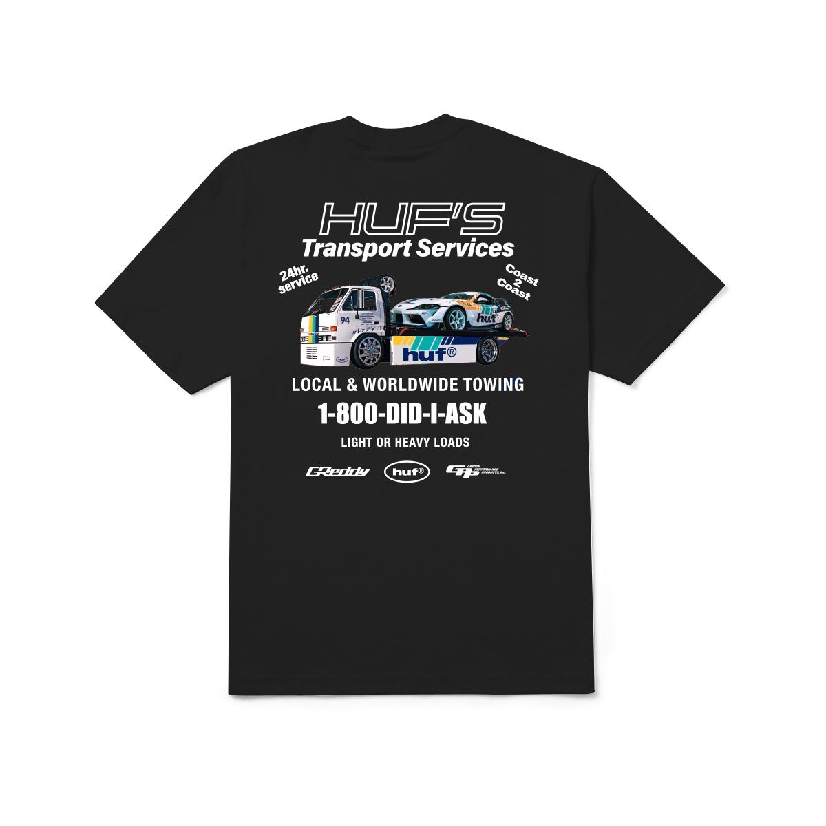 HUF X GREDDY TOW TEE