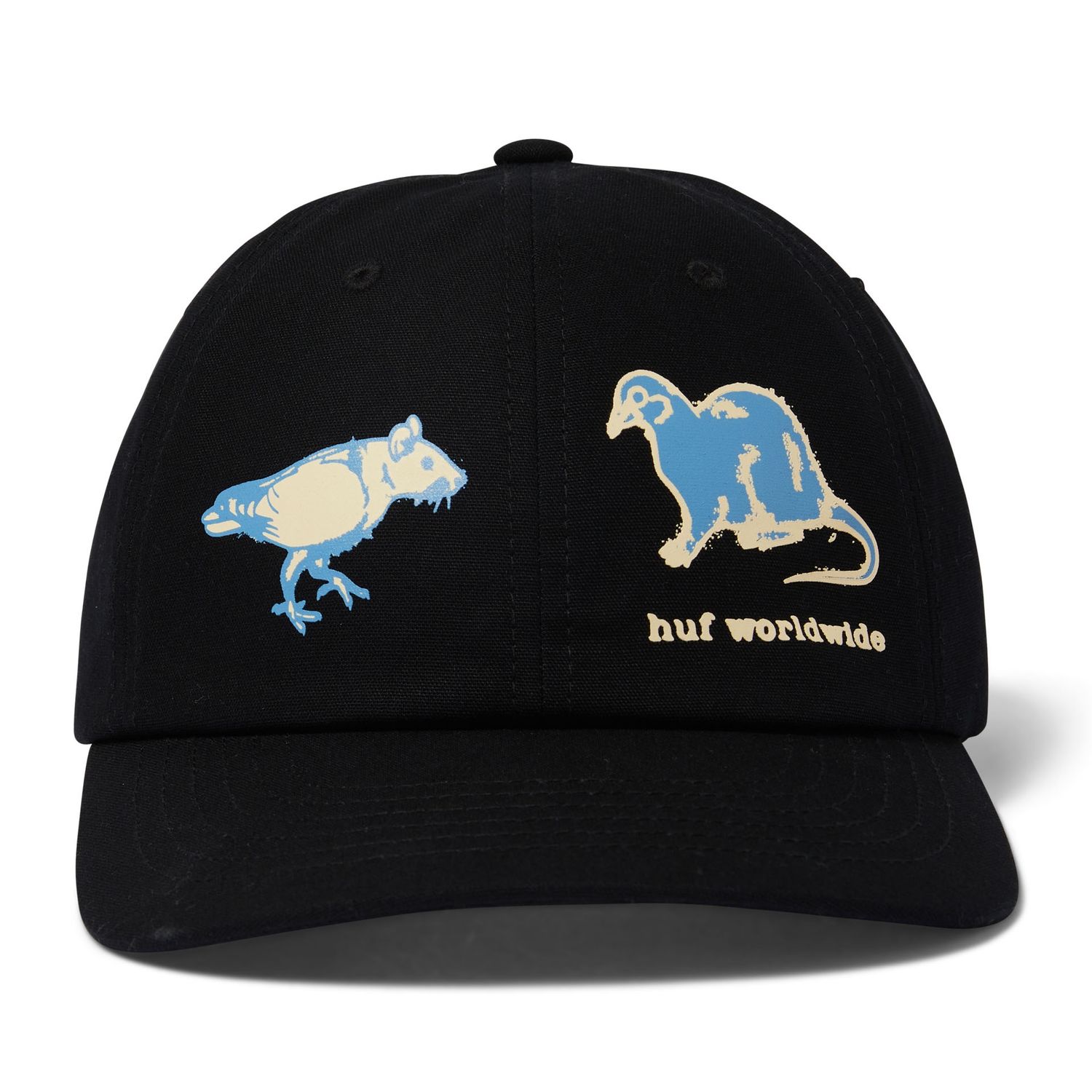 HUF RIGEON SNAPBACK - BLACK