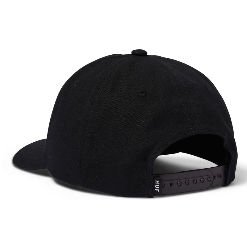 HUF RIGEON SNAPBACK - BLACK