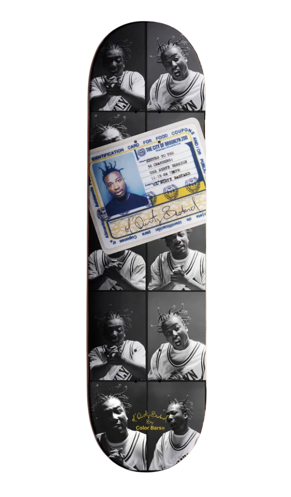 COLOR BARS ID CARD SKATEBOARD