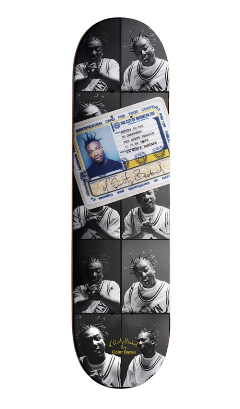 COLOR BARS ID CARD SKATEBOARD