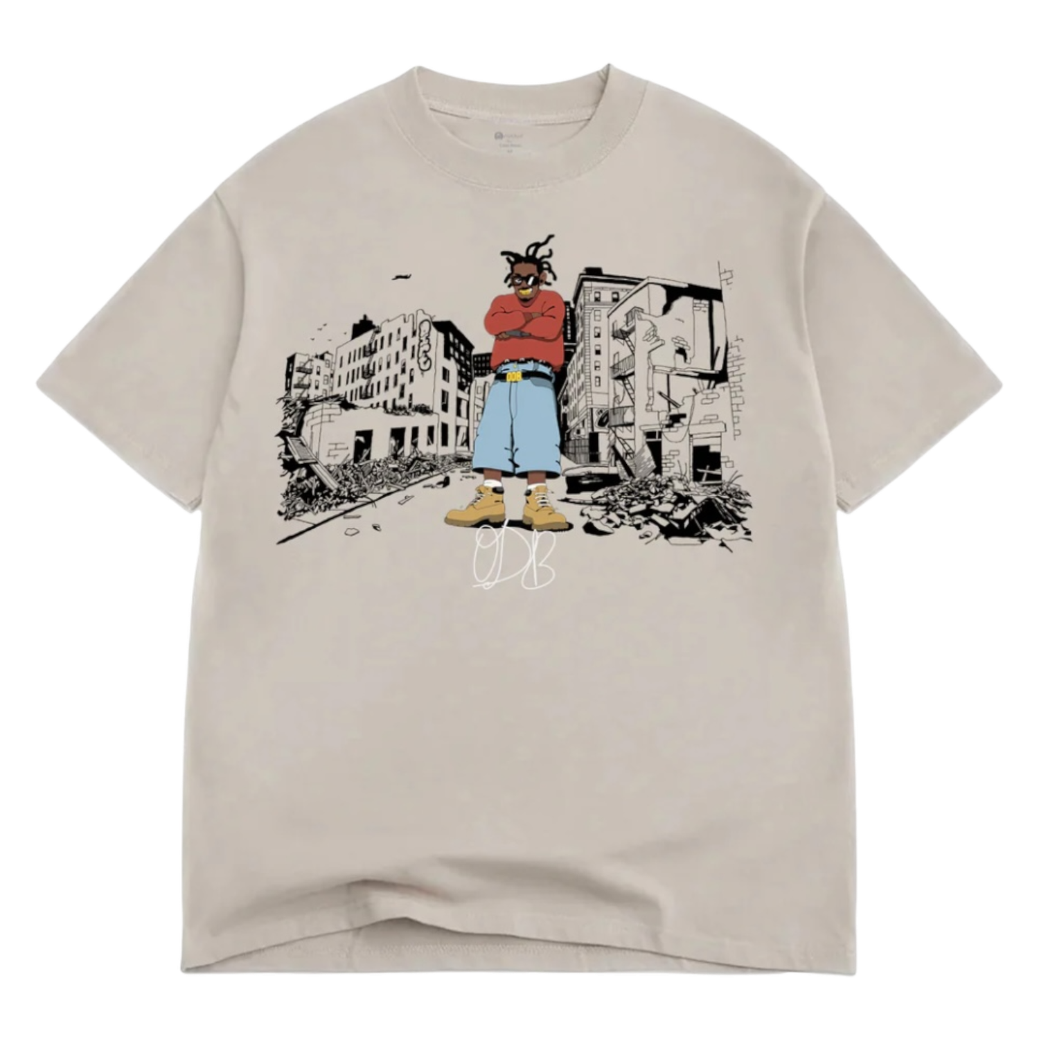 COLOR BARS HARLEM TEE