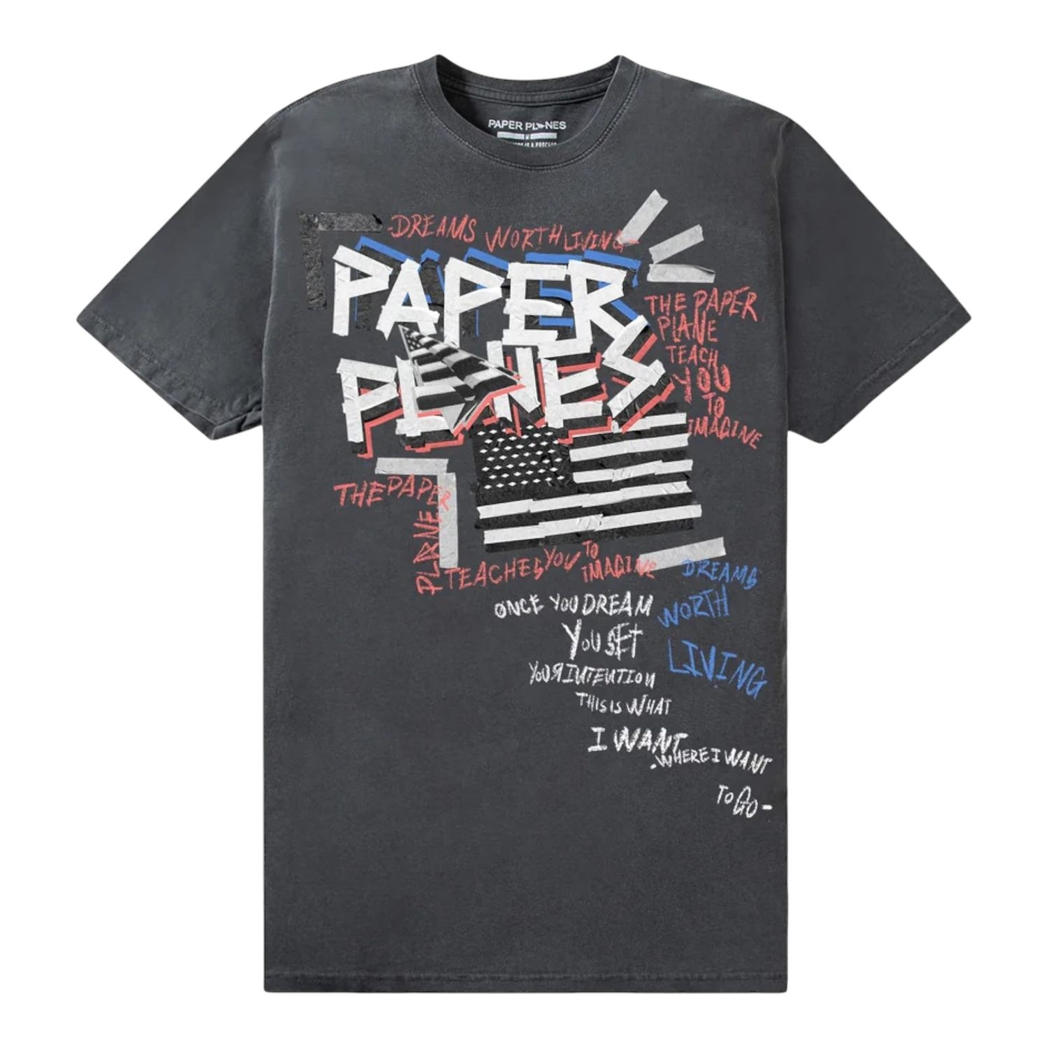 PAPER PLANES COLLAGE TEE