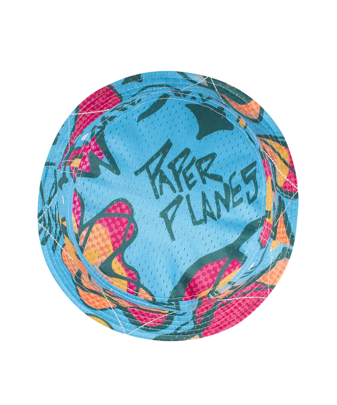 PAPER PLANES TROPICALIA MESH BUCKET HAT