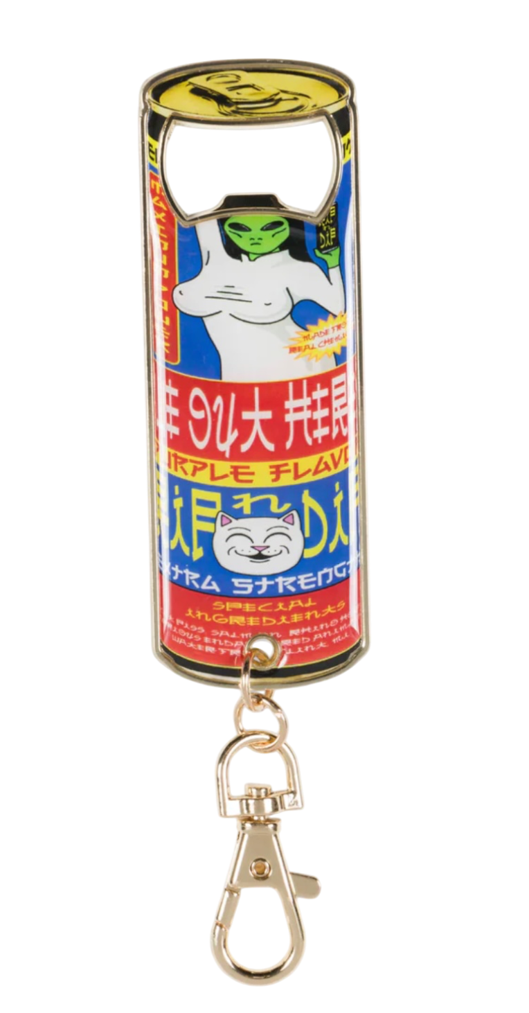 RIPNDIP NERMS CANS BOTTLE OPENER KEY CHAIN