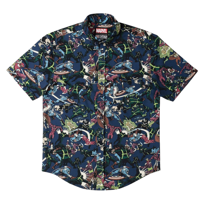 RSVLTS Captain America "No Surrender"  Short Sleeve Shirt