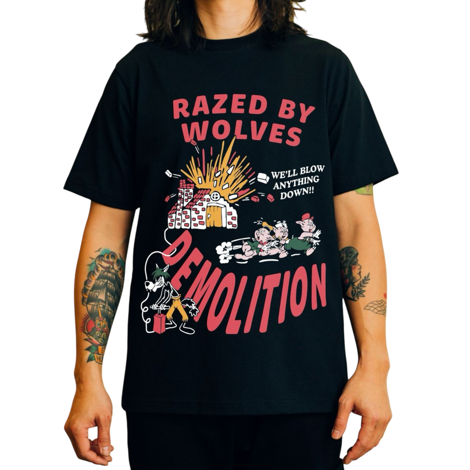 Razed by Wolves Tee