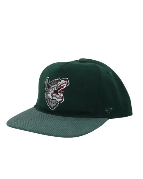 Raised By Wolves 47 Crystal Eye Snapback Dark Green