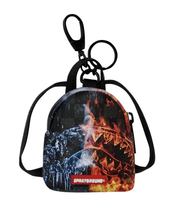 SPRAYGROUND COLD HEAT BACKPACK KEYCHAIN