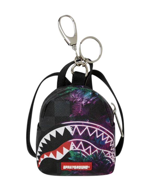 SPRAYGROUND WELCOME TO THE PARTY BACKPACK KEYCHAIN