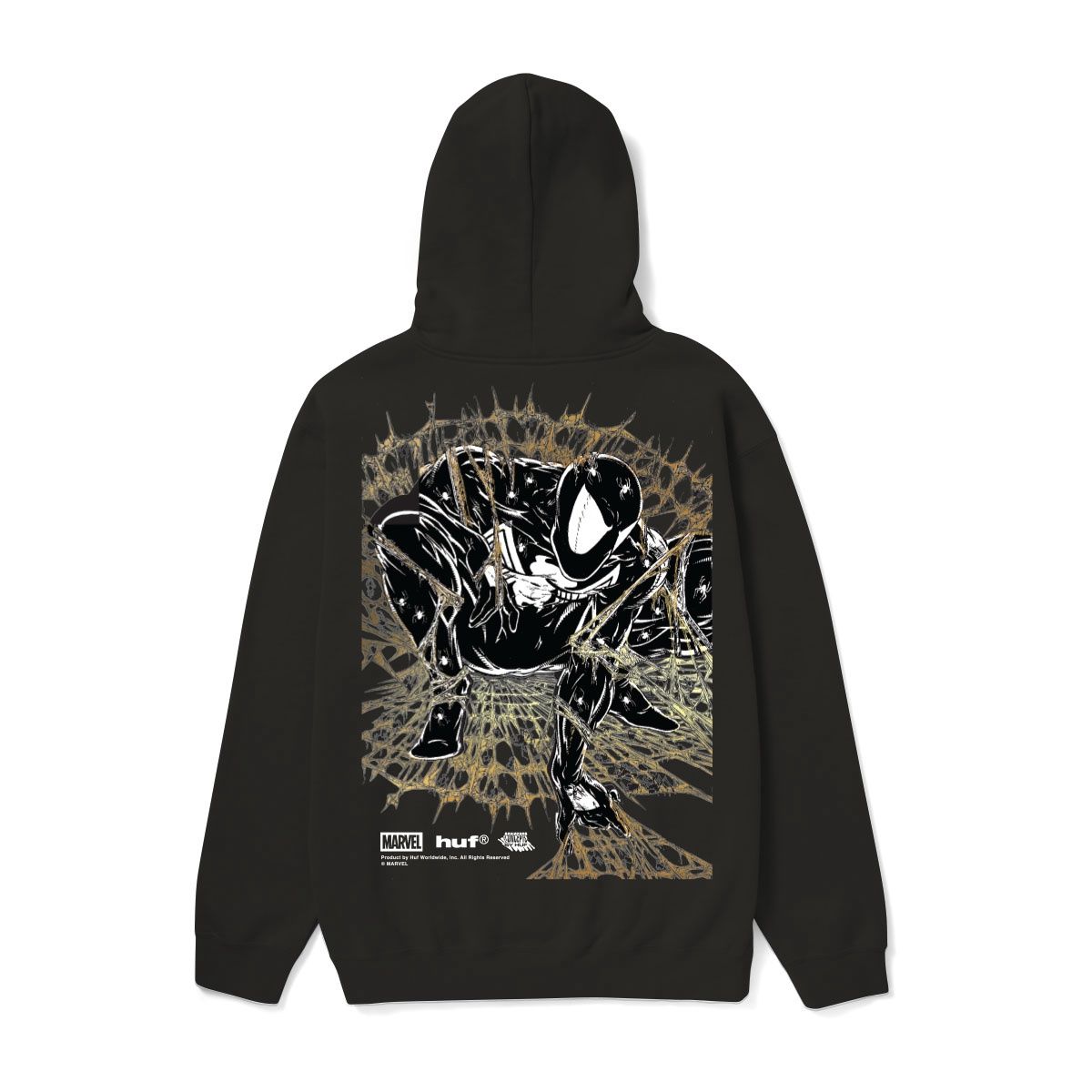 ARACHKNIGHT FZ HOODIE - BLACK