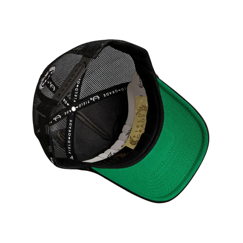 BEWARE OF DOG BLACK FOAM TRUCKER