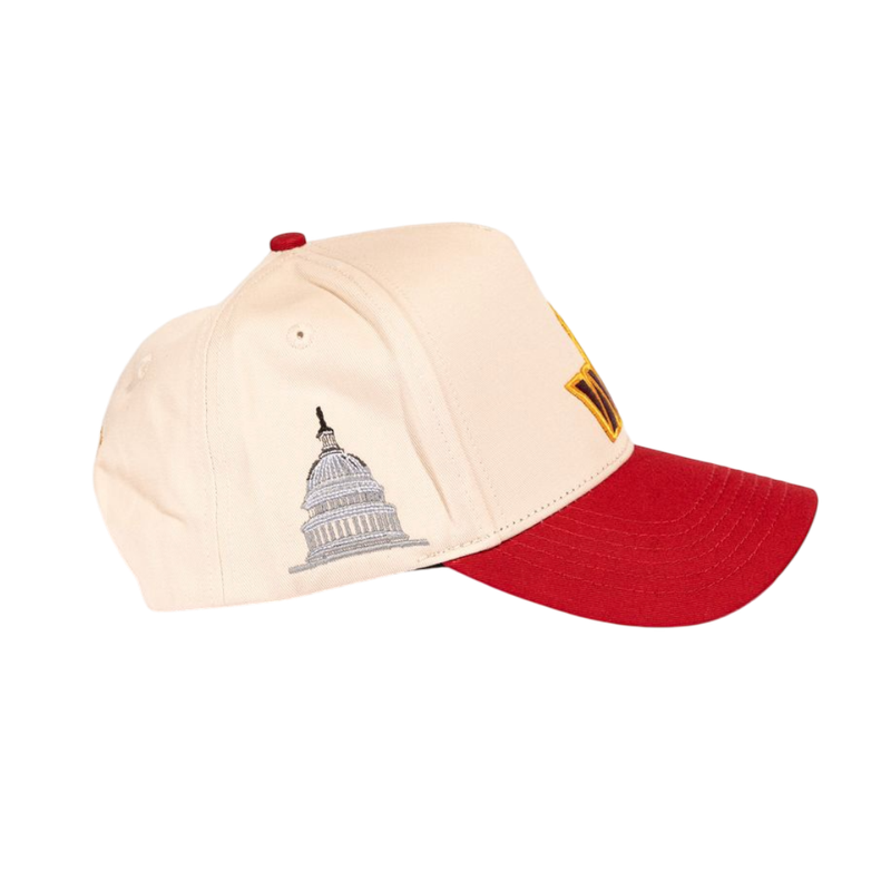 COMMANZARDS CREAM/BURGUNDY