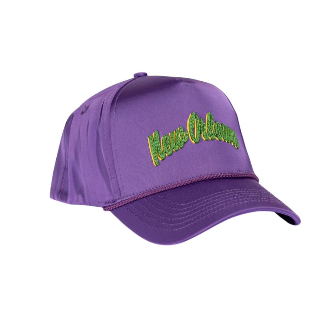 NOLA SOUVENIR PURPLE SATIN