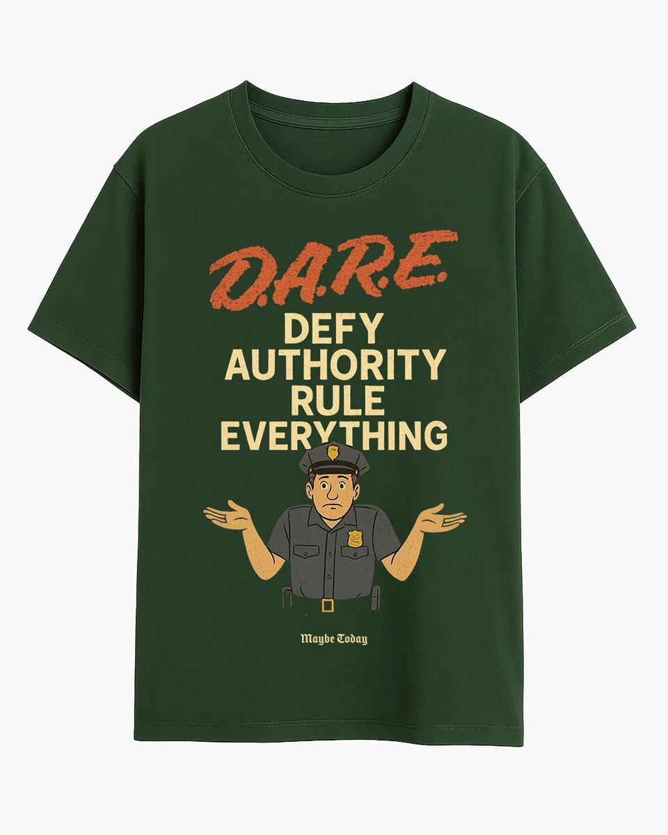 Defy Everything Sueded Cotton Tee