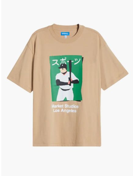 ILLUSTRATED BASEBALL T-SHIRT