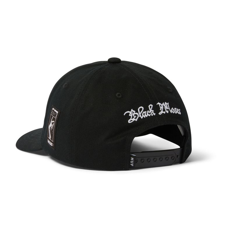 ISAAC HAYES 6 PANEL HAT (BLACK)