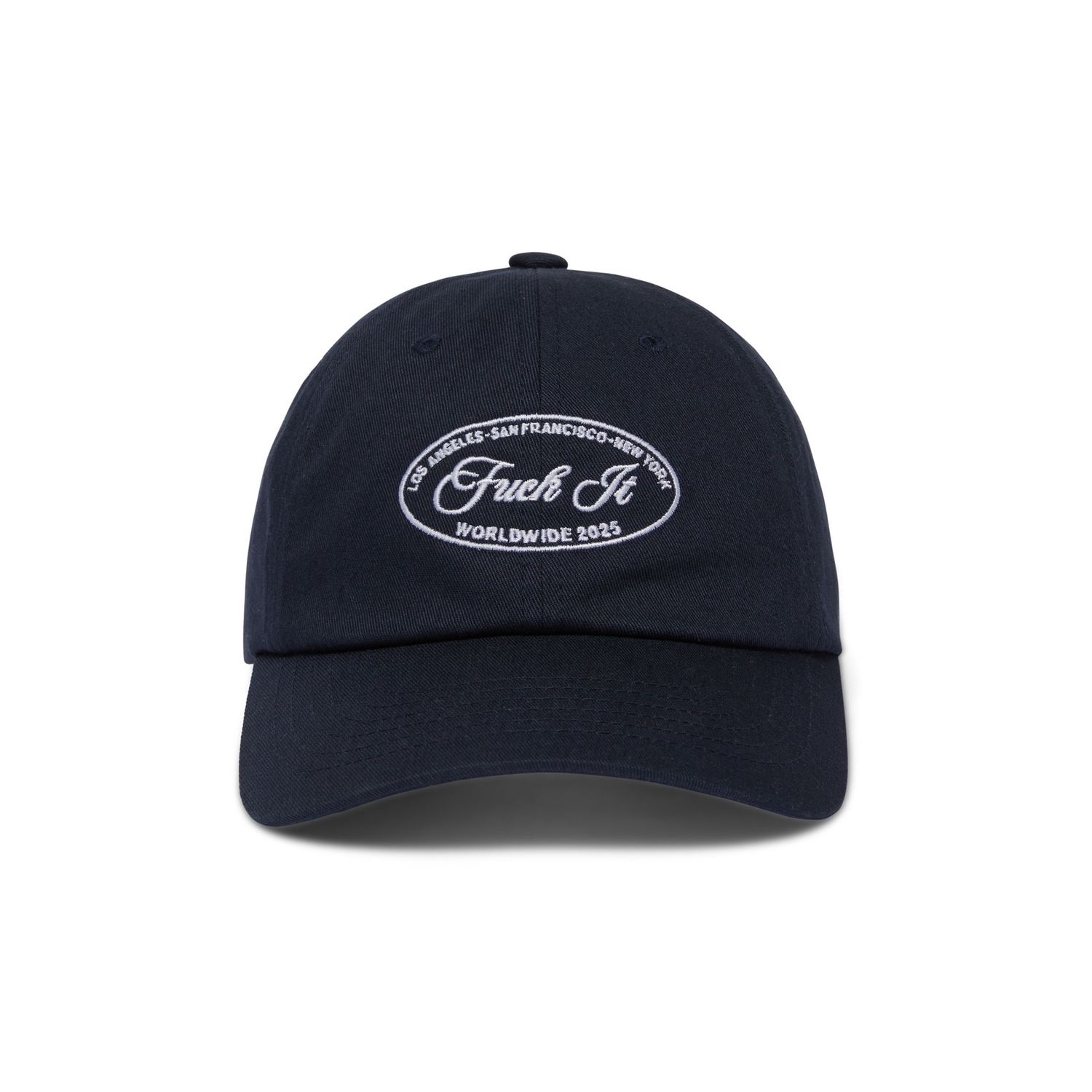 ATELIER CREST 6 PANEL HAT - NAVY