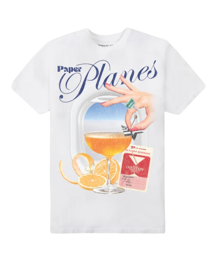 PAPER PLANES IN FLIGHT COCKTAIL TEE