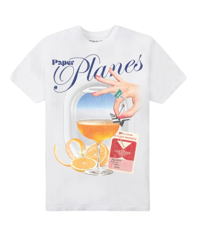 PAPER PLANES IN FLIGHT COCKTAIL TEE