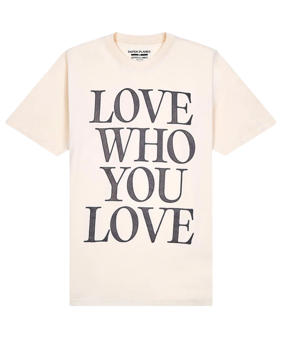 PAPER PLANES LOVE WHO YOU LOVE TEE