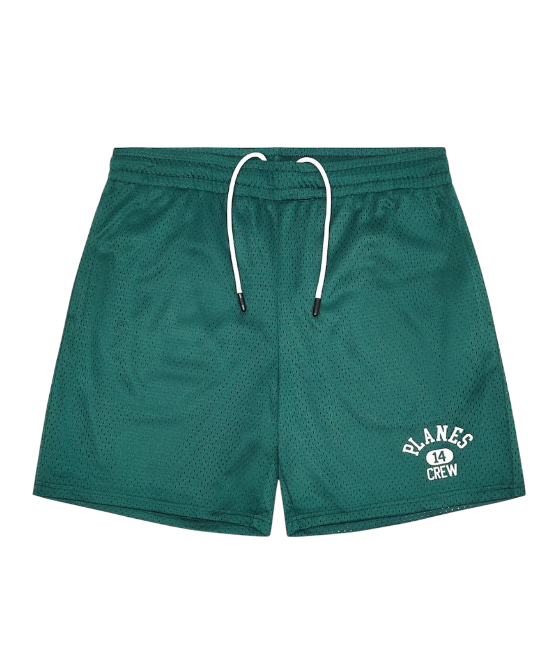 PAPER PLANES SOLID MESH BASKETBALL SHORT (EMERALD GREEN)