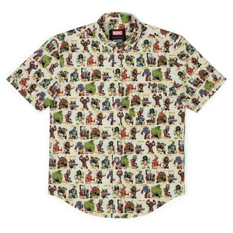 RSVLTS Marvel Zombies "Never Meat Your Heroes" – KUNUFLEX Short Sleeve Shirt