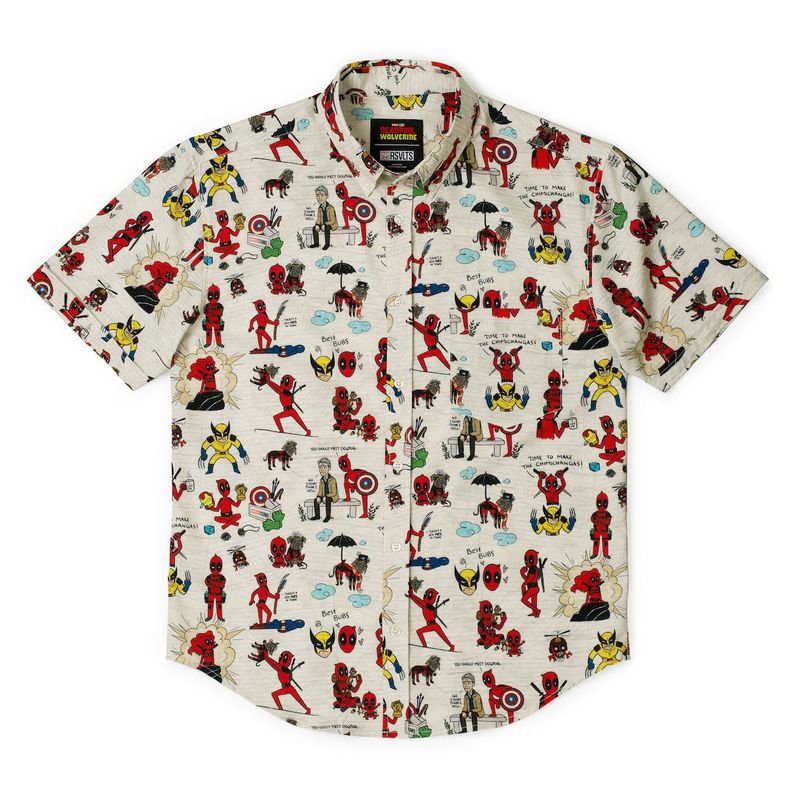 RSVLTS Marvel's Deadpool & Wolverine "Wade's World" – KUNUFLEX Short Sleeve Shirt