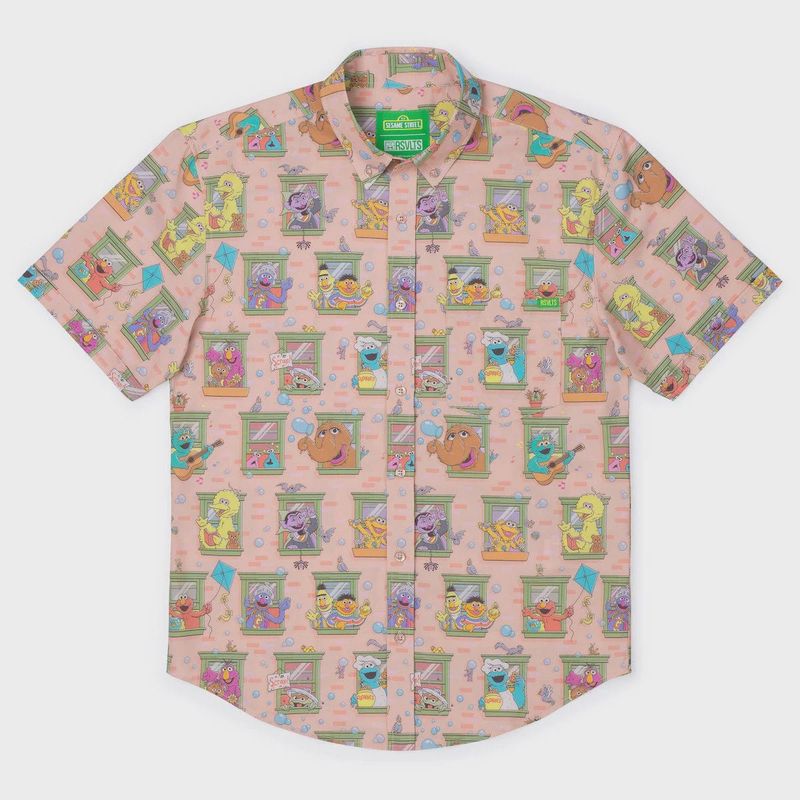 RSVLTS Sesame Street "Welcome to the Neighborhood" – KUNUFLEX Short Sleeve Shirt