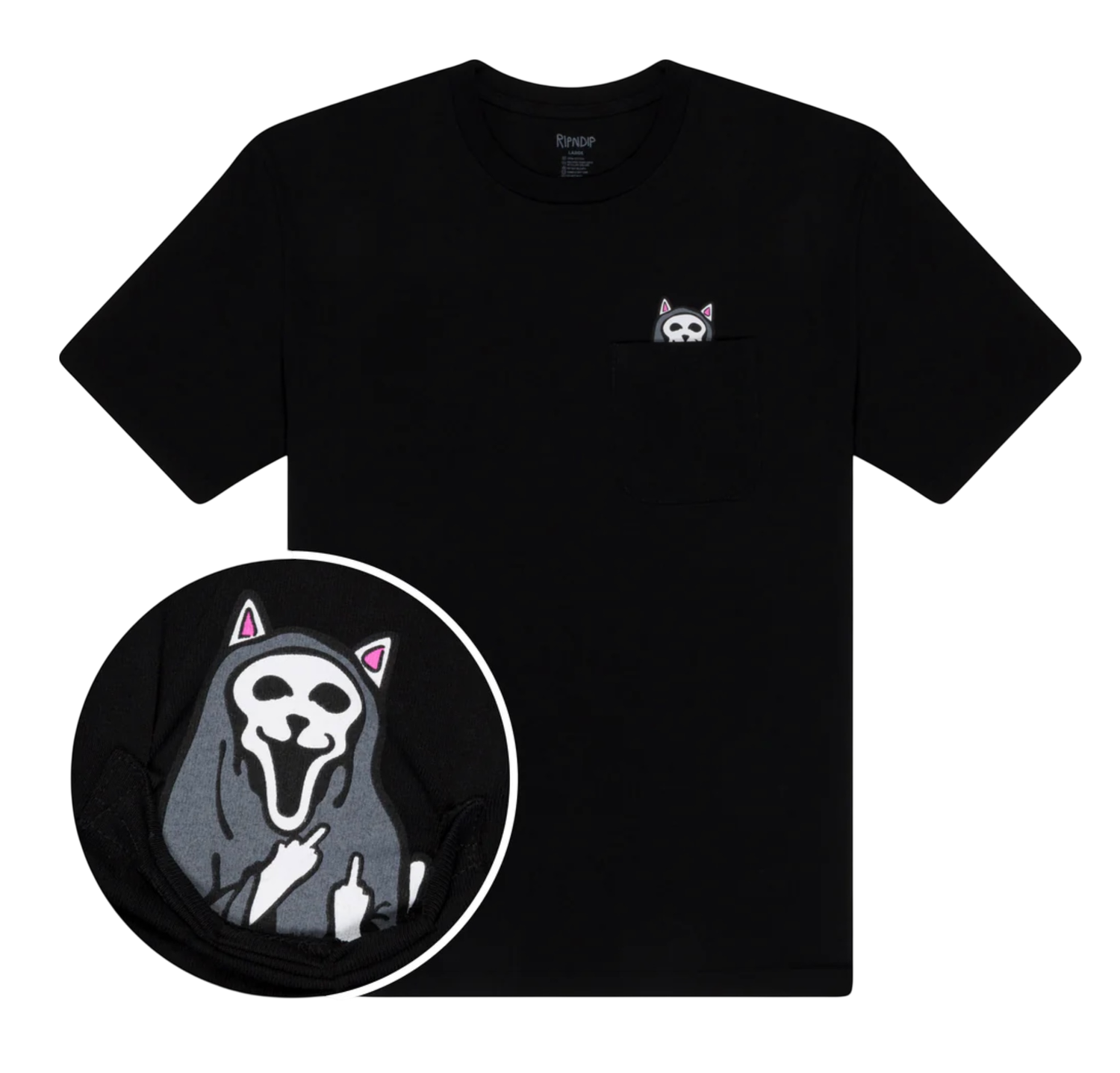 RIPNDIP TRICK OR TREAT POCKET TEE