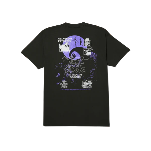 HUF NIGHTMARE S/S TEE - VINTAGE BLACK