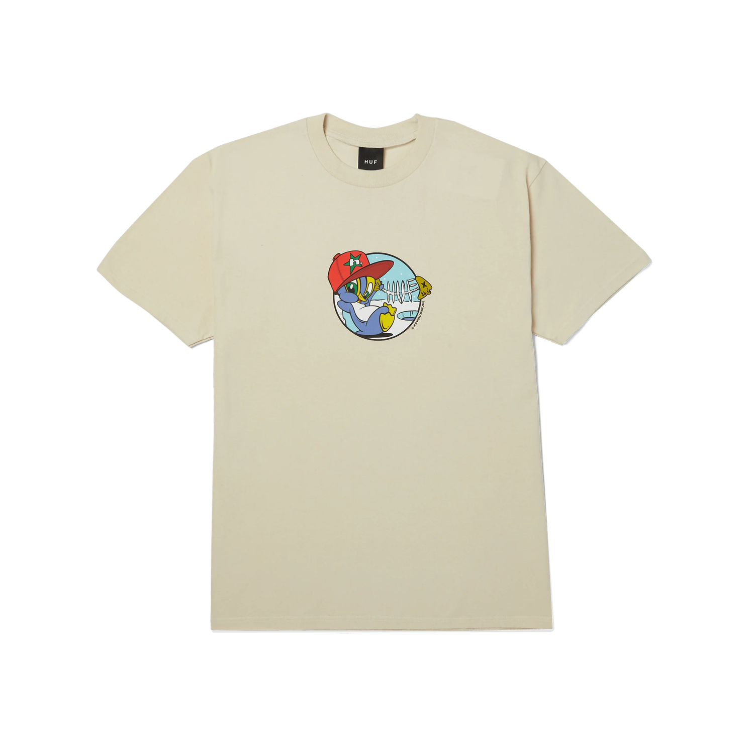 HUF DEEP FREEZE TEE - BLEACH