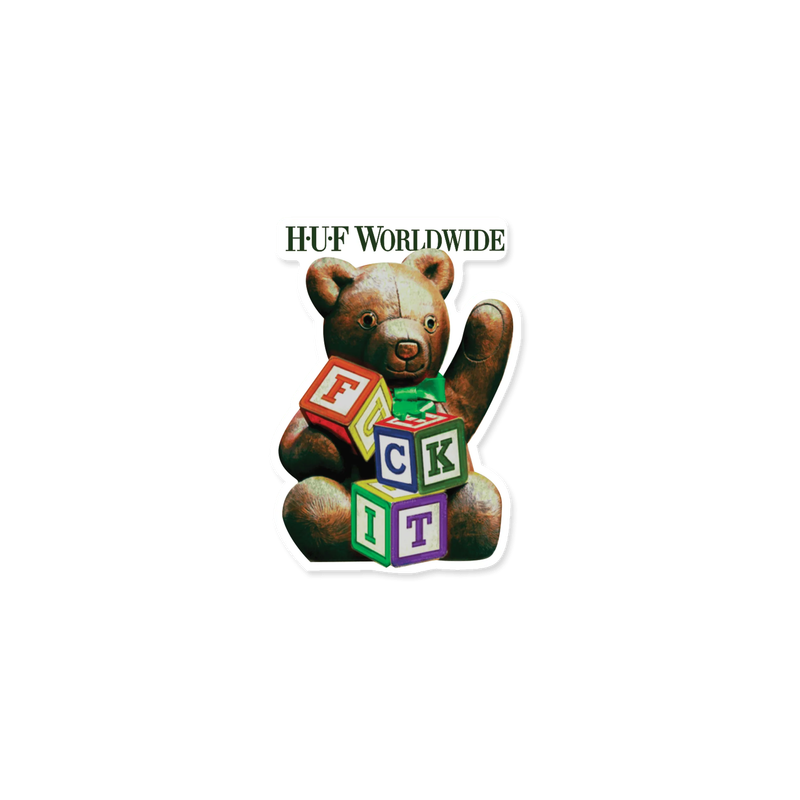 HUF GIFT BEAR STICKER